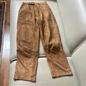 Women’s Brown Suede Pants